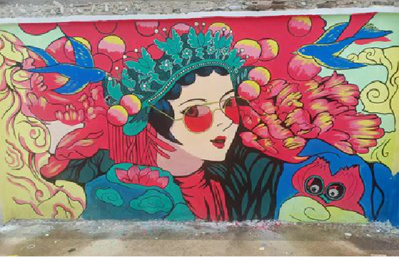  太仓墙体彩绘-网红墙