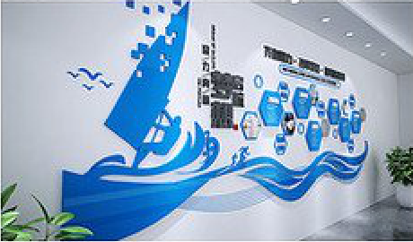  太仓海浪主题文化墙如何设计？