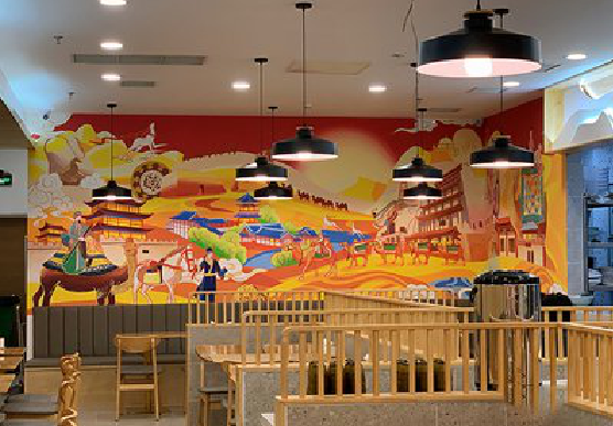  太仓商业空间彩绘介绍。