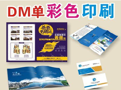  太仓单页印刷，色彩搭配简单。