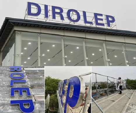  太仓楼顶发光字安装的注意事项。